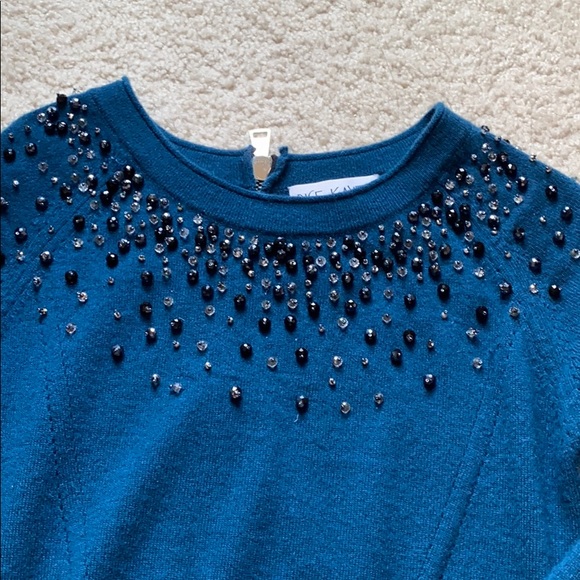 Dice Kayek crop embellished sweater rare - Picture 2 of 7